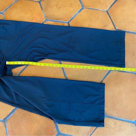 Talbots Pants Large L Black Wide Leg Active Athleisure Lounge Pockets - Picture 8 of 8